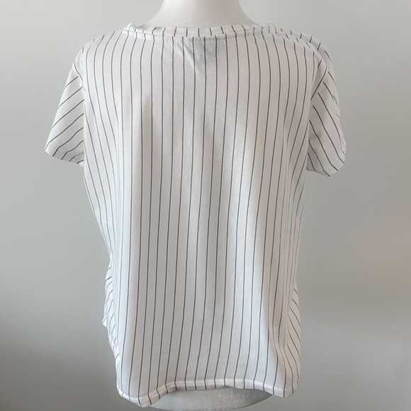 Jacqueline De Young Striped Baseball Tee Size Medium - Picture 9 of 12